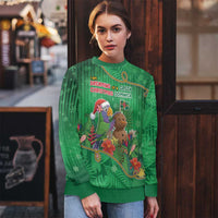 Dominica Christmas Ugly Christmas Sweater I Am Dreaming Of A Green Christmas - Wonder Print Shop