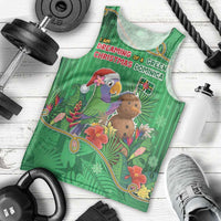 Dominica Christmas Men Tank Top I Am Dreaming Of A Green Christmas - Wonder Print Shop