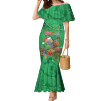 Dominica Christmas Mermaid Dress I Am Dreaming Of A Green Christmas - Wonder Print Shop