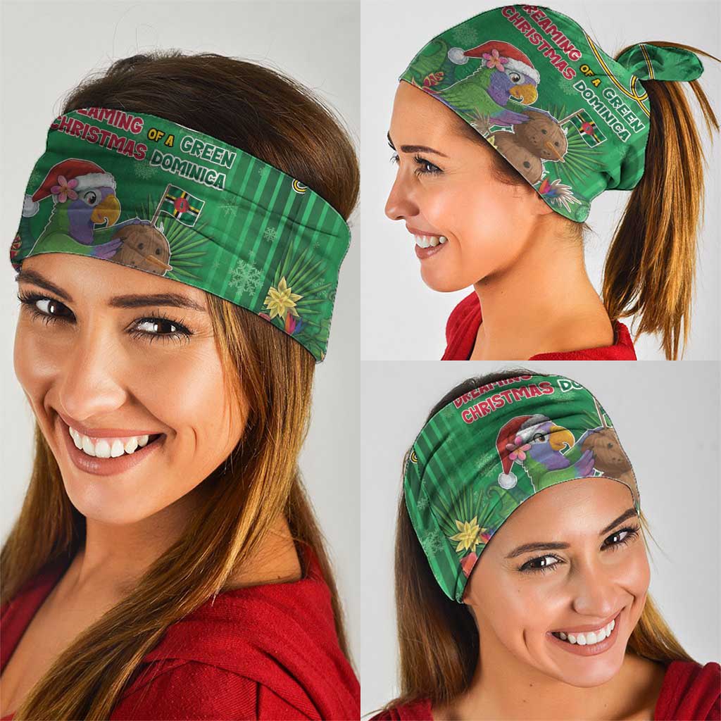 Dominica Christmas Neck Gaiter I Am Dreaming Of A Green Christmas - Wonder Print Shop