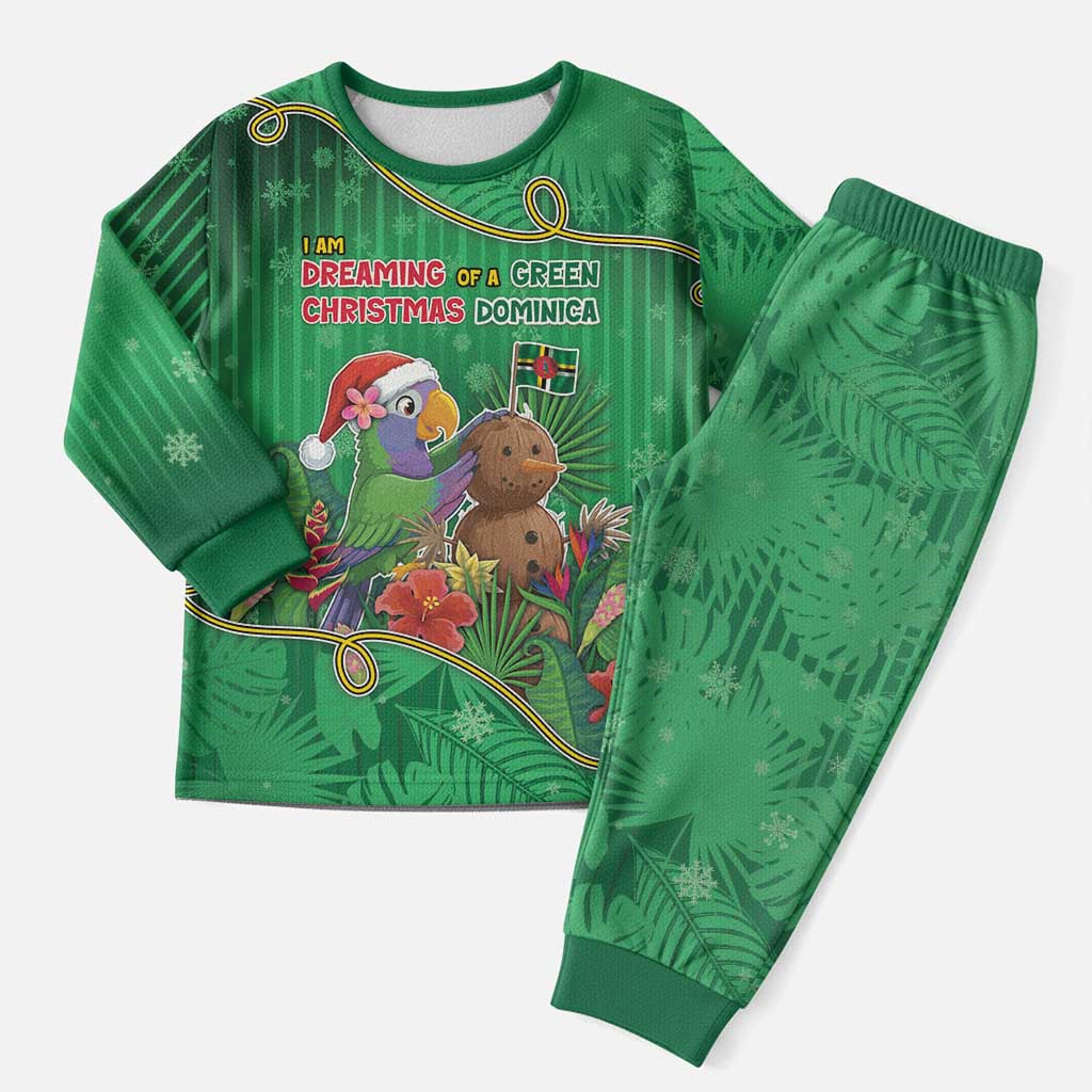 Dominica Christmas Pajama Set I Am Dreaming Of A Green Christmas - Wonder Print Shop
