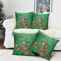 Dominica Christmas Pillow Cover I Am Dreaming Of A Green Christmas - Wonder Print Shop