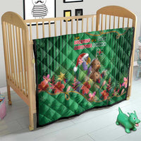 Dominica Christmas Quilt I Am Dreaming Of A Green Christmas - Wonder Print Shop