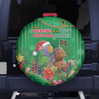 Dominica Christmas Spare Tire Cover I Am Dreaming Of A Green Christmas - Wonder Print Shop