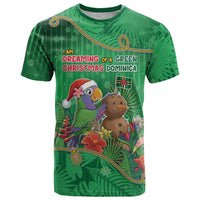 Dominica Christmas T Shirt I Am Dreaming Of A Green Christmas - Wonder Print Shop