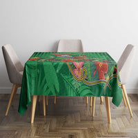 Dominica Christmas Tablecloth I Am Dreaming Of A Green Christmas - Wonder Print Shop