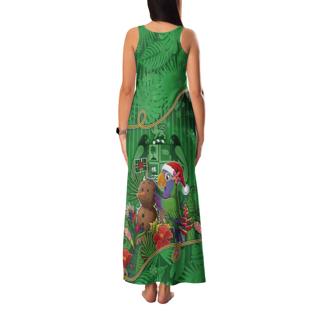 Dominica Christmas Tank Maxi Dress I Am Dreaming Of A Green Christmas - Wonder Print Shop