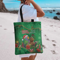 Dominica Christmas Tote Bag I Am Dreaming Of A Green Christmas - Wonder Print Shop