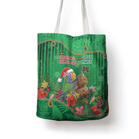Dominica Christmas Tote Bag I Am Dreaming Of A Green Christmas - Wonder Print Shop