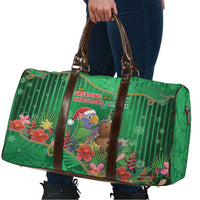 Dominica Christmas Travel Bag I Am Dreaming Of A Green Christmas - Wonder Print Shop
