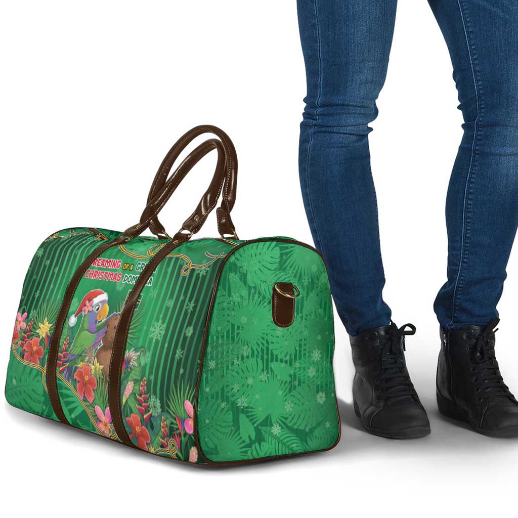 Dominica Christmas Travel Bag I Am Dreaming Of A Green Christmas - Wonder Print Shop