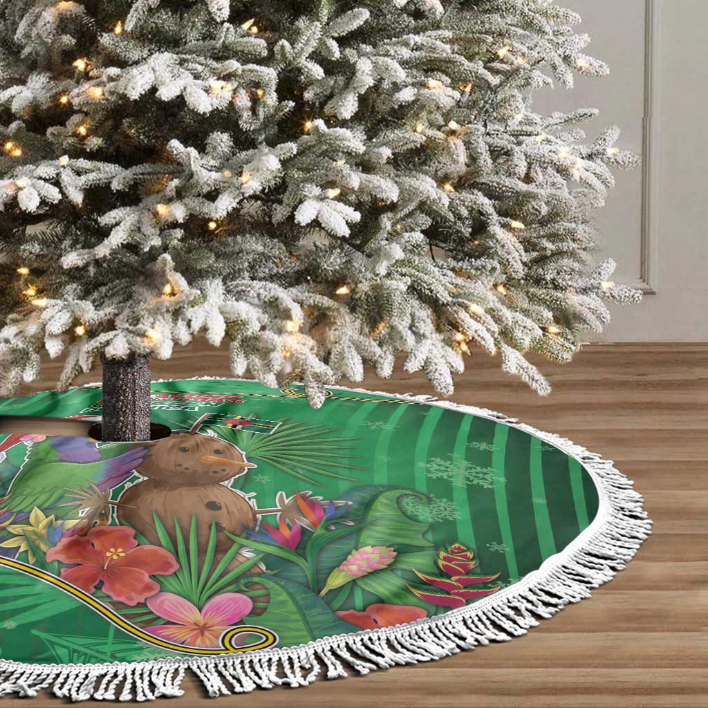 Dominica Christmas Tree Skirt I Am Dreaming Of A Green Christmas - Wonder Print Shop