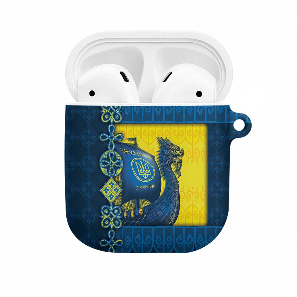 Kievan Rus AirPods Case Slavic Dragon Ship - Wonder Print Shop