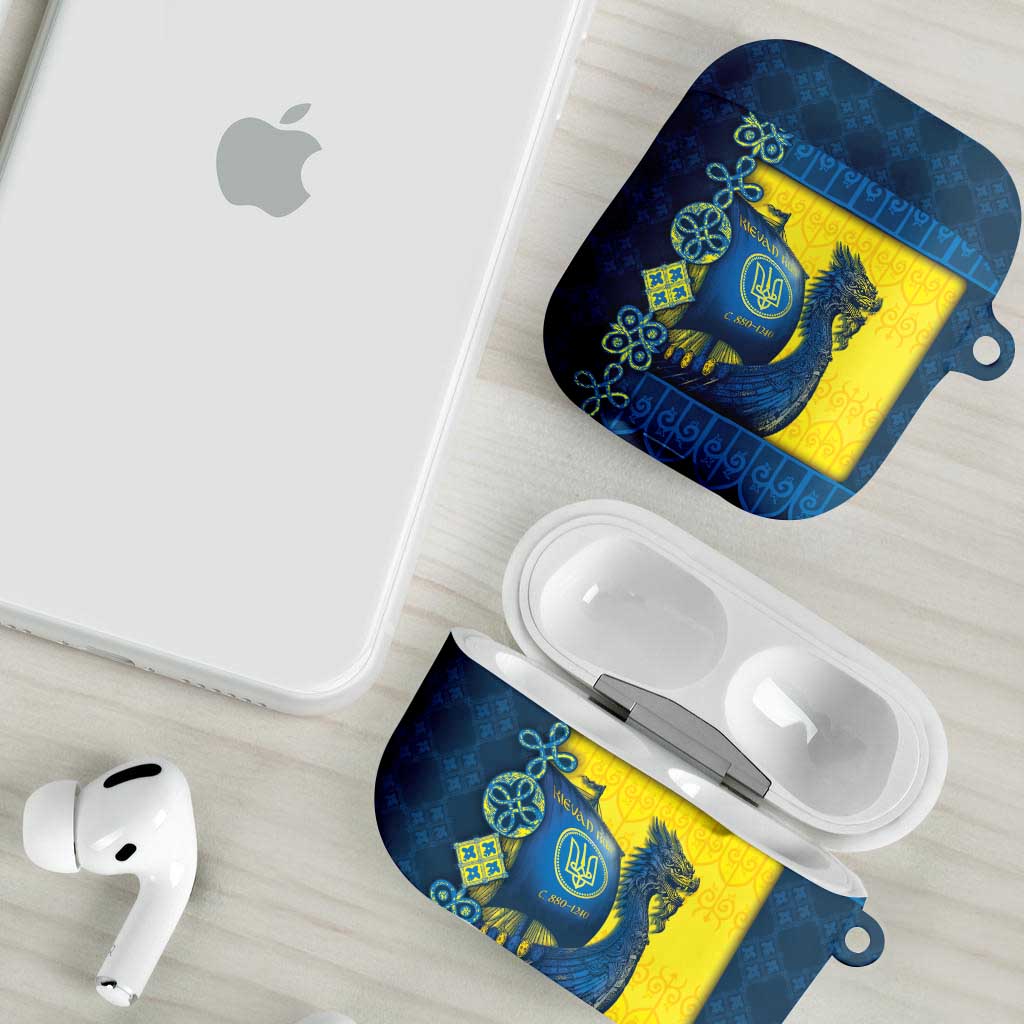 Kievan Rus AirPods Case Slavic Dragon Ship - Wonder Print Shop