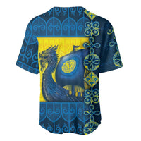 Kievan Rus Baseball Jersey Slavic Dragon Ship - Wonder Print Shop