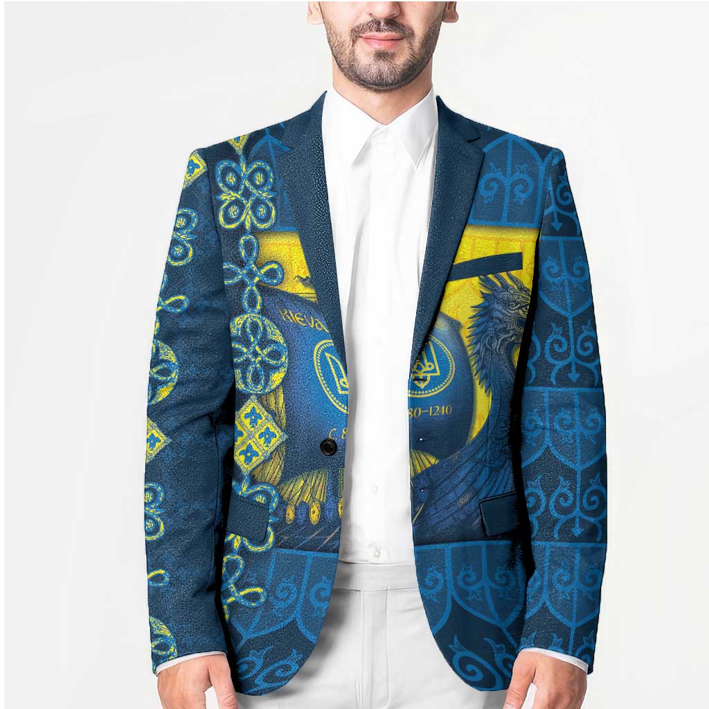 Kievan Rus Blazer Slavic Dragon Ship - Wonder Print Shop