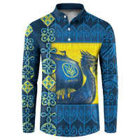 Kievan Rus Button Sweatshirt Slavic Dragon Ship - Wonder Print Shop