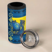 Kievan Rus 4 in 1 Can Cooler Tumbler Slavic Dragon Ship - Wonder Print Shop