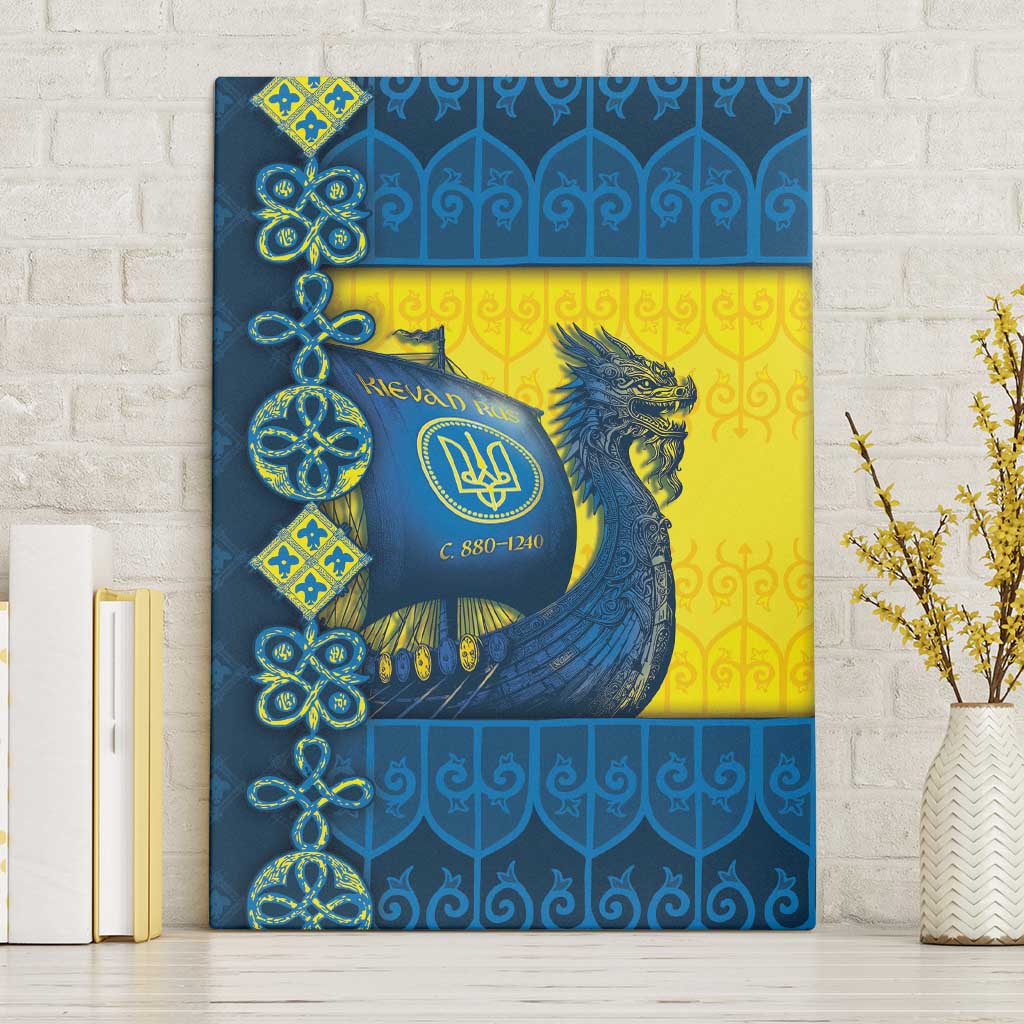 Kievan Rus Canvas Wall Art Slavic Dragon Ship - Wonder Print Shop