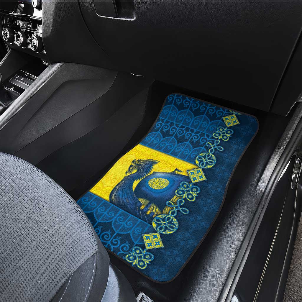 Kievan Rus Car Mats Slavic Dragon Ship - Wonder Print Shop