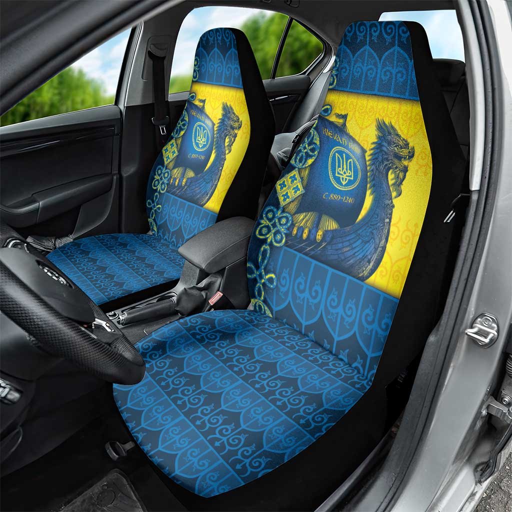 Kievan Rus Car Seat Cover Slavic Dragon Ship - Wonder Print Shop