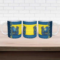 Kievan Rus Ceramic Mug Slavic Dragon Ship - Wonder Print Shop