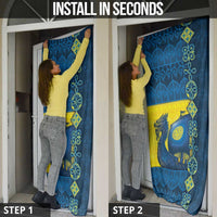 Kievan Rus Door Cover Slavic Dragon Ship - Wonder Print Shop