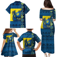 Kievan Rus Family Matching Puletasi and Hawaiian Shirt Slavic Dragon Ship - Wonder Print Shop
