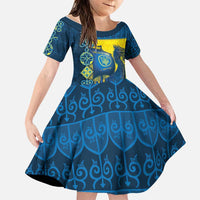 Kievan Rus Family Matching Tank Maxi Dress and Hawaiian Shirt Slavic Dragon Ship - Wonder Print Shop