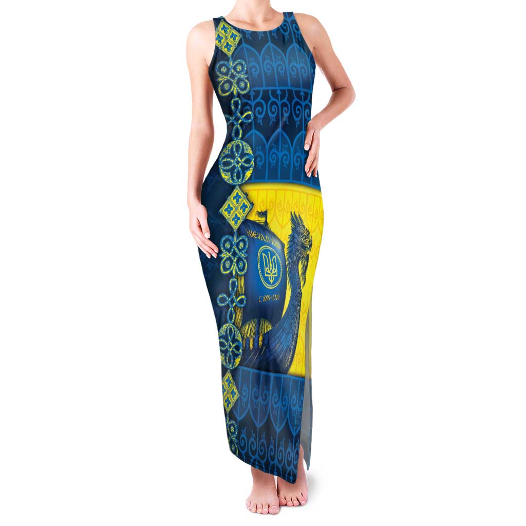 Kievan Rus Family Matching Tank Maxi Dress and Hawaiian Shirt Slavic Dragon Ship - Wonder Print Shop