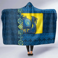 Kievan Rus Hooded Blanket Slavic Dragon Ship - Wonder Print Shop