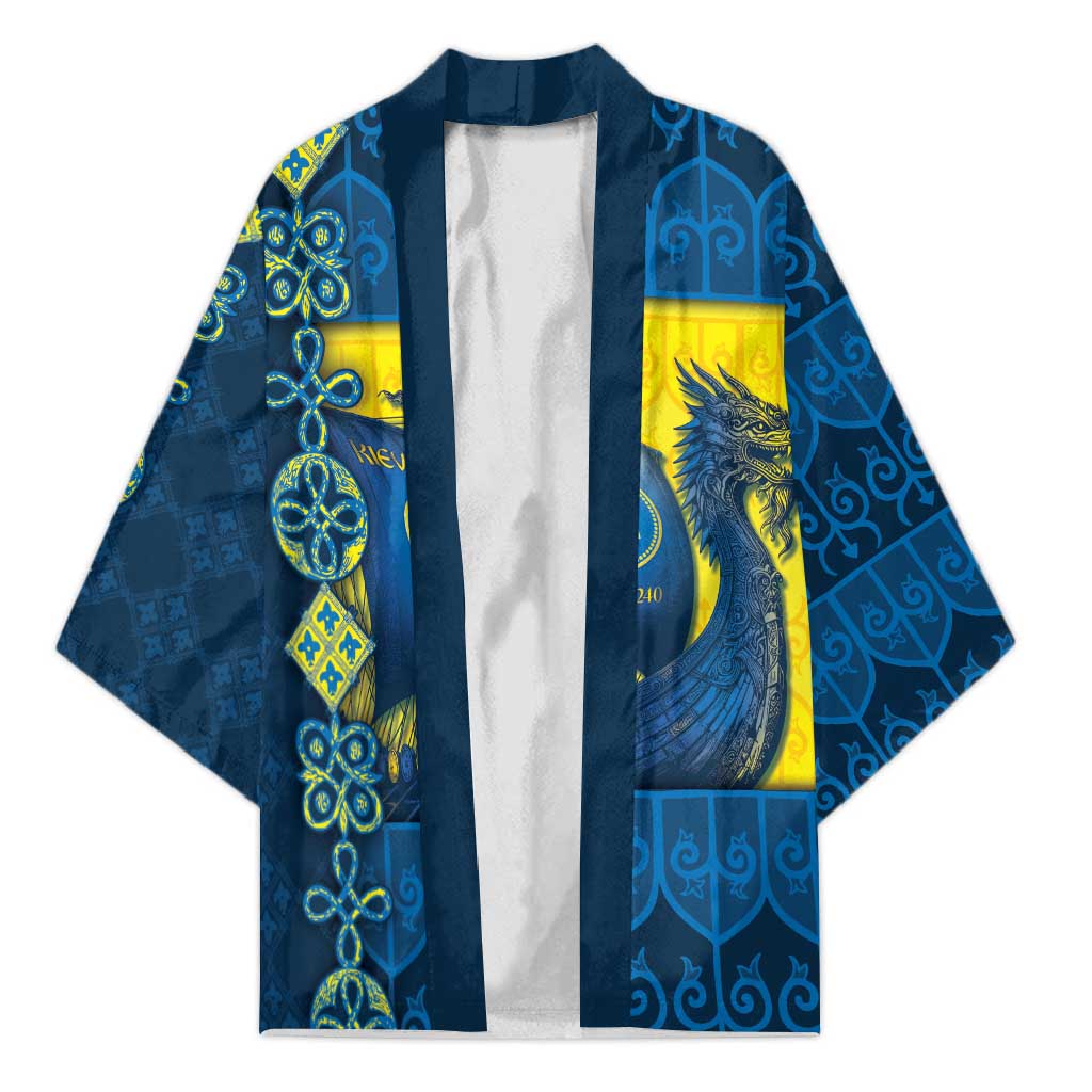 Kievan Rus Kimono Slavic Dragon Ship - Wonder Print Shop