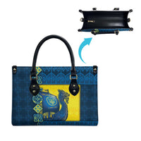 Kievan Rus Leather Bag Slavic Dragon Ship - Wonder Print Shop