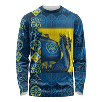 Kievan Rus Long Sleeve Shirt Slavic Dragon Ship - Wonder Print Shop