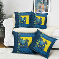 Kievan Rus Pillow Cover Slavic Dragon Ship - Wonder Print Shop