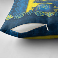 Kievan Rus Pillow Cover Slavic Dragon Ship - Wonder Print Shop