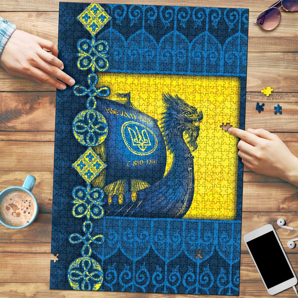 Kievan Rus Puzzle Slavic Dragon Ship - Wonder Print Shop