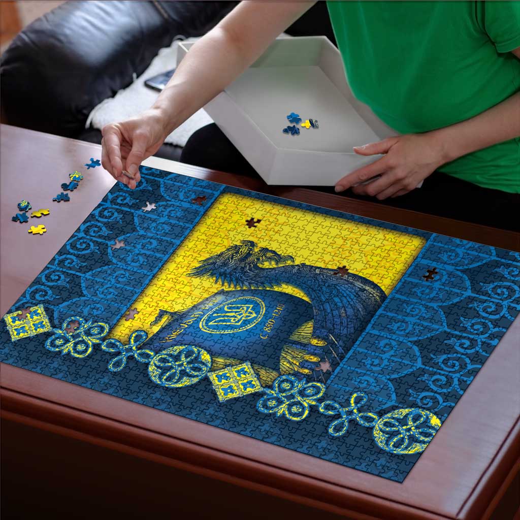 Kievan Rus Puzzle Slavic Dragon Ship - Wonder Print Shop