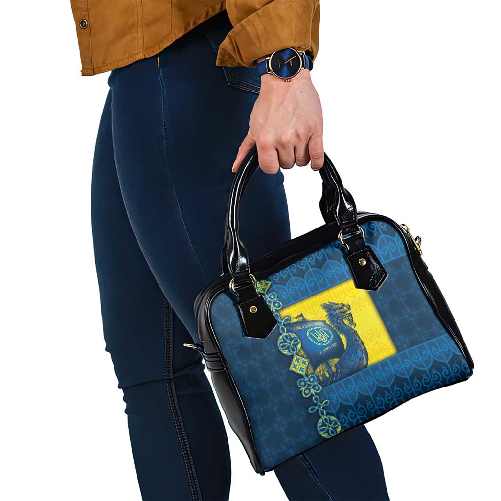 Kievan Rus Shoulder Handbag Slavic Dragon Ship - Wonder Print Shop