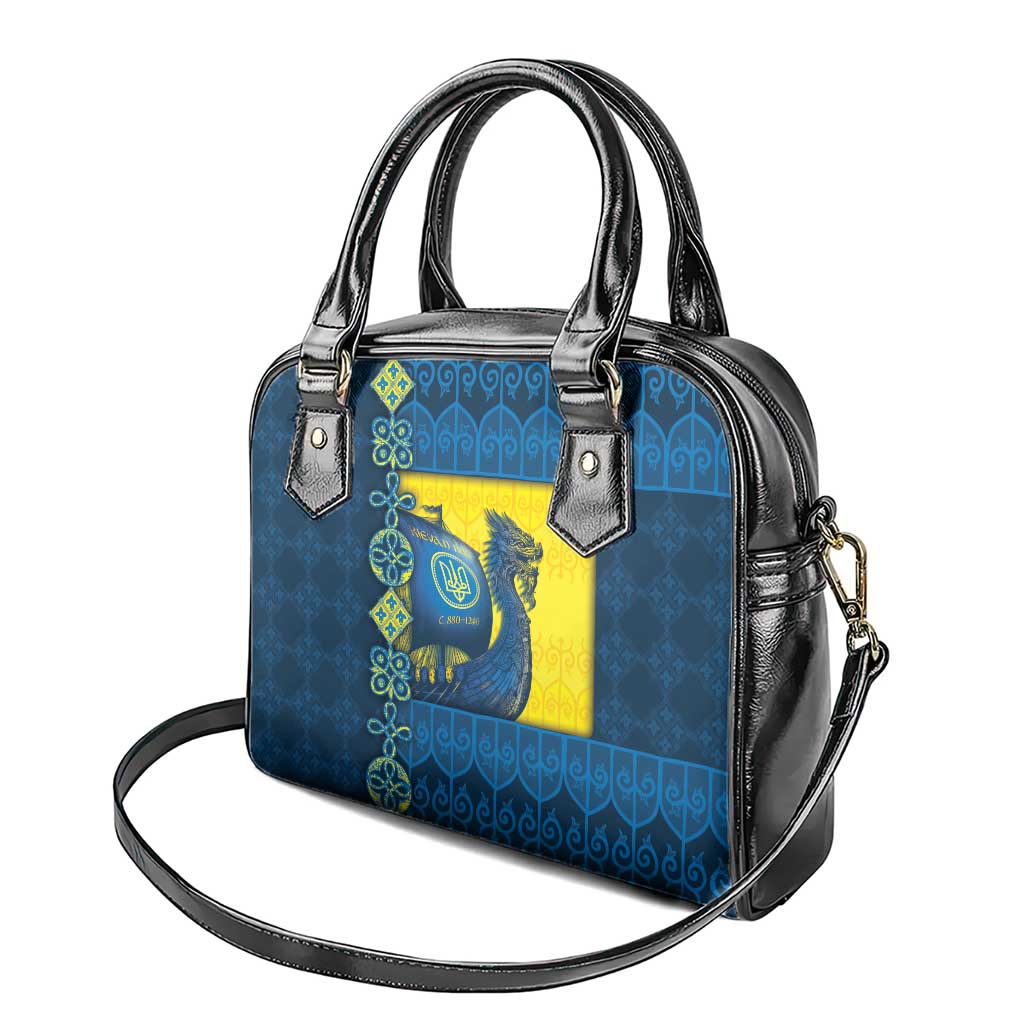 Kievan Rus Shoulder Handbag Slavic Dragon Ship - Wonder Print Shop