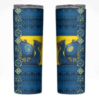 Kievan Rus Skinny Tumbler Slavic Dragon Ship - Wonder Print Shop