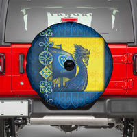 Kievan Rus Spare Tire Cover Slavic Dragon Ship - Wonder Print Shop