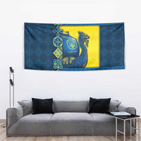 Kievan Rus Tapestry Slavic Dragon Ship - Wonder Print Shop