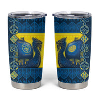 Kievan Rus Tumbler Cup Slavic Dragon Ship - Wonder Print Shop