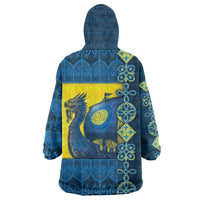 Kievan Rus Wearable Blanket Hoodie Slavic Dragon Ship - Wonder Print Shop