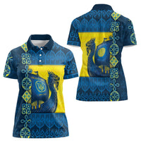Kievan Rus Women Polo Shirt Slavic Dragon Ship - Wonder Print Shop