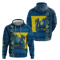 Kievan Rus Zip Hoodie Slavic Dragon Ship - Wonder Print Shop