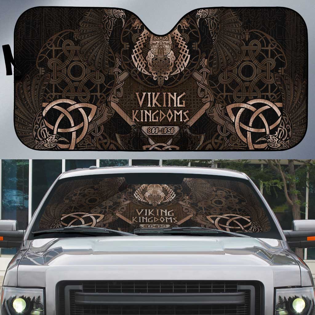 The Viking World Tour Auto Sun Shade Ancient Celtic Knot Patterns - Wonder Print Shop