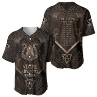 The Viking World Tour Baseball Jersey Ancient Celtic Knot Patterns - Wonder Print Shop