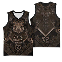 The Viking World Tour Basketball Jersey Ancient Celtic Knot Patterns - Wonder Print Shop